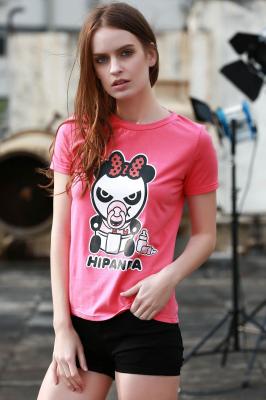 Cartoon Panda Pattern Tee