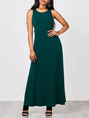 Keyhole Casual Maxi Dress