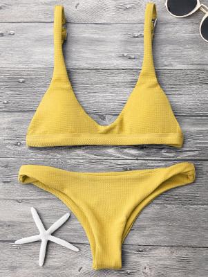 Low Waisted Padded Scoop Bikini Set