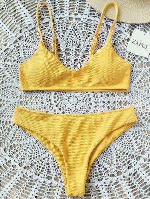 High Cut Bralette Bikini Set