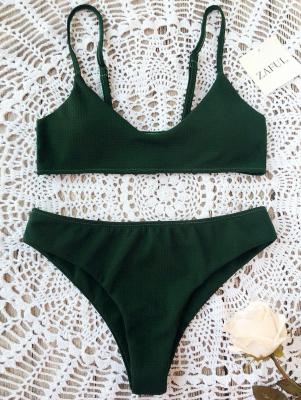 High Cut Bralette Bikini Set