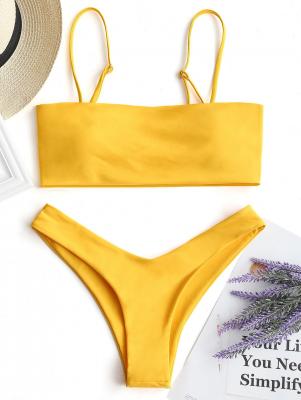 High Cut Cami Bikini Set