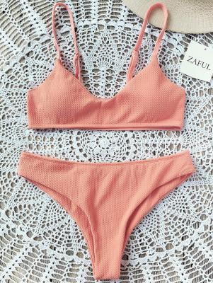 High Cut Bralette Bikini Set