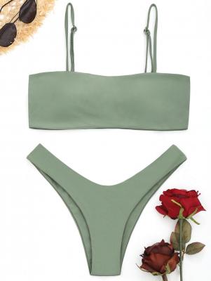 High Cut Cami Bikini Set