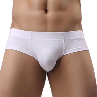 Sexy Cotton Breathable Low Waist U Convex Pouch Briefs for M