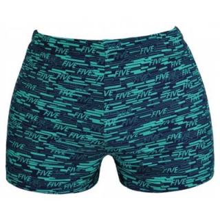 Man Splicing Letters Swimming Trunks
