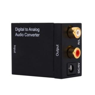 DA Digital to R / L Analog Audio Converter Switcher