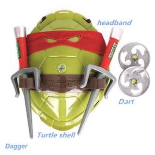 HQF TMNT Wearable Turtles Armor Shell Weapon Toy Cosplay Props