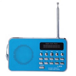 L - 938 Portable FM Radio MP3 Player