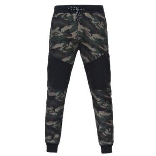 Camo Stitching Casual Sports Trousers
