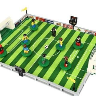 3D Football Field Mini Action Figure Model Building Blocks