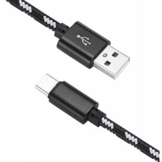 2m Nylon Braided Type-C USB Data Sync Charging Cable