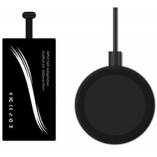 Qi Standard Wireless Charger Type-C Charging Receiver Kit