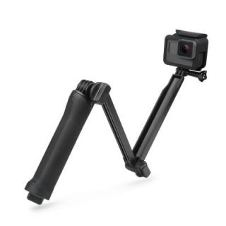 Shooting 3 Way Monopod Selfie Stick for Action Camera