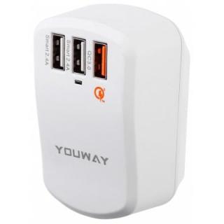 YOUWAY Qualcomm Certified Quick Charge 3.0 Power Adapter