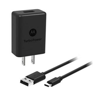 For Motorola TurboPower 15 QC3.0 Wall Charger with USB-C Data / Charging Cable