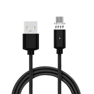 Cwxuan Micro USB Detachable Magnetic Adhesion Braided Data Sync Charging Cable (100cm)