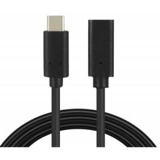 Mini Smile High Speed Usb 3.1 Type-C Male To Female Charging / Audio / Video Transmission Extender Cable 100CM