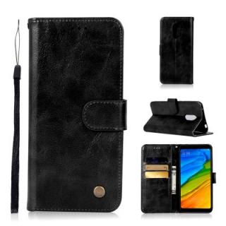 Extravagant Retro Fashion Flip Leather Case For Xiaomi Redmi 5 Phone Bag with Stand PU Wallet Cover Cases