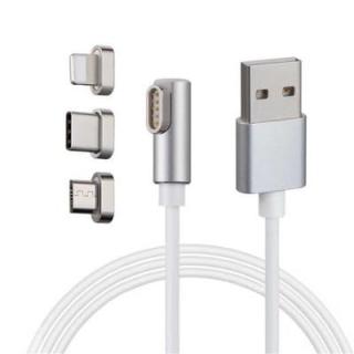 90 Degree USB Cable Magnetic for IOS/Android/Type-c / IPhone X / 8 / 7 / 6