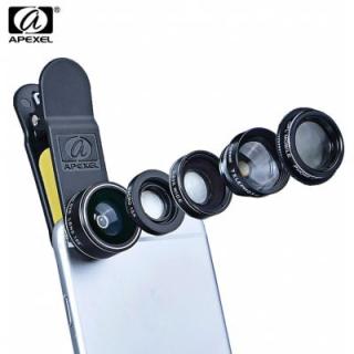 APEXEL APL - DG5 5 in 1 Camera Phone Lens Kit