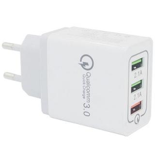 Minismile Qualcomm Quick Charge 3.0 3-Port Power Adapter Wall Fast Charger
