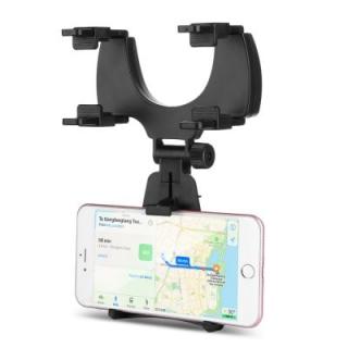 360 Degree Rotation Rear View Mirror Mount Phone Holder