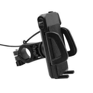 New Universal Motorcycle MTB Bike Handlebar Water-Proof USB Charging Mount Phone Holder for Cell Phone