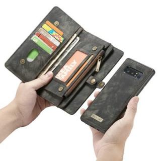 CaseMe for Samsung Galaxy Note 8 Flip Kickstand Wallet Case with 11 Card Slots and Protective Detachable TPU PC Cover