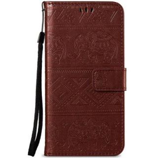 Leather Wallet Stand Flip Case for Xiaomi Redmi Note 5 Pro Elephant Pattern