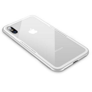 CAFELE Tempered Glass + TPU Protective Case for iPhone X