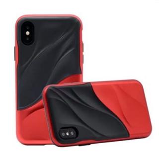 Cover Case for iPhone X Wave Dual Layer Heavy Duty PC TPU Resistent