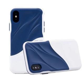 Cover Case for iPhone X Wave Dual Layer Heavy Duty PC TPU Resistent