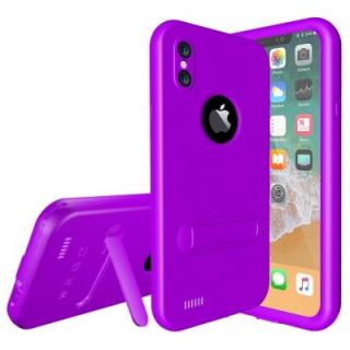 Dustproof TPU + PC + TPE Protective Case for iPhone X