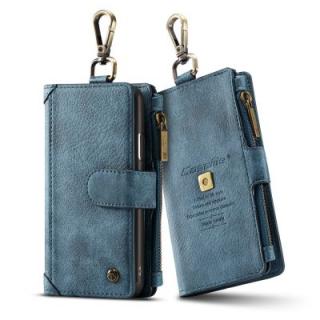 CaseMe 009 for iPhone X Outdoor 2 in 1 Wallet Leather Detachable Case with Credit Card Slots Zipper Cash Slots