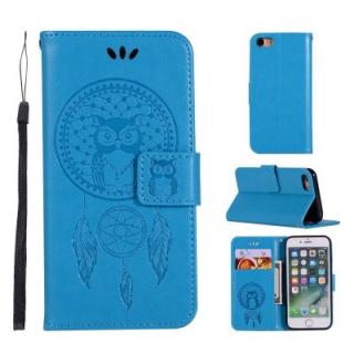 Owl Campanula Fashion Wallet Cover For iPhone 7 Phone Bag With Stand PU Extravagant Retro Flip Leather Case