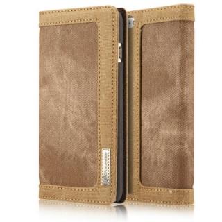 CaseMe 006 for iPhone 6/ 6S Flip Wallet Case Slim Canvas Cover with Credit Card Slot and Stand