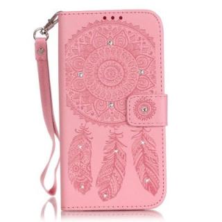 Campanula Flower Phone Case for Iphone 5 5S SE 3D Diamond Design Wallet Cover