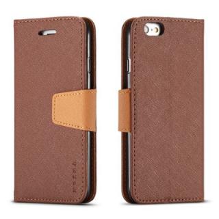 Cover Case For iPhone 6 Plus Multifunktional Canvas Design Flip PU Leather Wallet Case