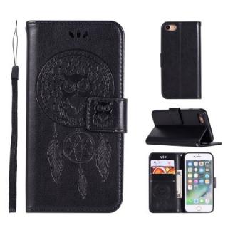 Owl Campanula Fashion Wallet Cover For iPhone 6/6S Phone Bag With Stand PU Extravagant Retro Flip Leather Case