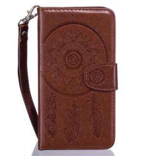 3D Embossed Wind Bell PU Leather Flip Folio Wallet Cover for iPhone 7 Plus