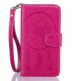 3D Embossed Wind Bell PU Leather Flip Folio Wallet Cover for iPhone 7 Plus