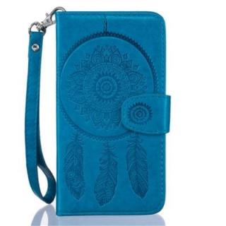 3D Embossed Wind Bell PU Leather Flip Folio Wallet Cover for iPhone 7 Plus