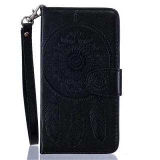 3D Embossed Wind Bell PU Leather Flip Folio Wallet Cover for iPhone 7 Plus