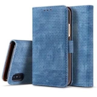 Flip Leather Fundas  Retro Mesh Wallet Cover Stand for iphone X Case