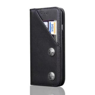 For iPhone 7 Plus / 8 Plus Leather Case Magnetic Closure Antique Copper Grain Wallet Pouch Cover