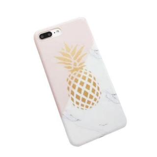 Creative and Personality Phone Case with Pineapple Marble Patte for iPhone 7