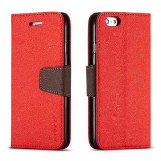 Cover Case For iPhone 6 Plus Multifunktional Canvas Design Flip PU Leather Wallet Case