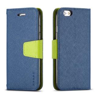 Cover Case For iPhone 6 Plus Multifunktional Canvas Design Flip PU Leather Wallet Case