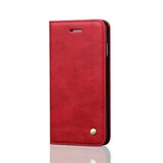 For iPhone 6 Plus / 6s Plus Folio Antique Leather Case Magnetic Closure Leisure Stand Cover